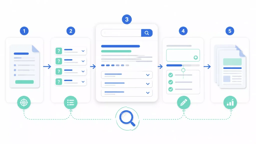 ChatGPT FAQ 메타 설명 작성 5단계