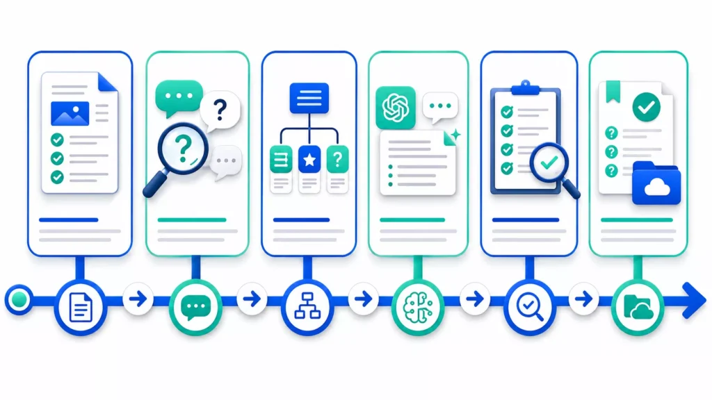 ChatGPT FAQ 작성 자동화 기본 흐름