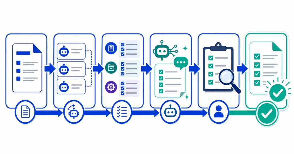 ChatGPT 업무 체크리스트 자동화 기본 흐름